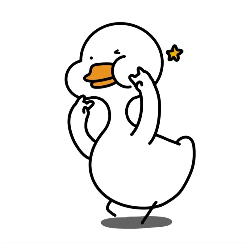 Avatar vịt meme độc đáo và vui nhộn, phù hợp cho mạng xã hội.
