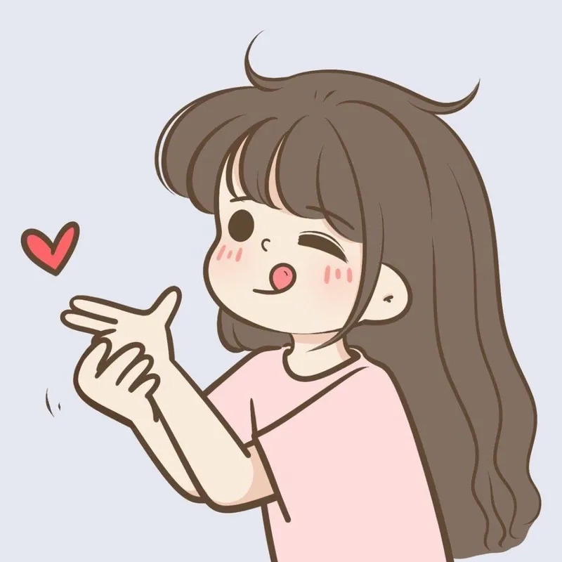 Ảnh thả tim meme ngộ nghĩnh, thêm điểm nhấn độc đáo.