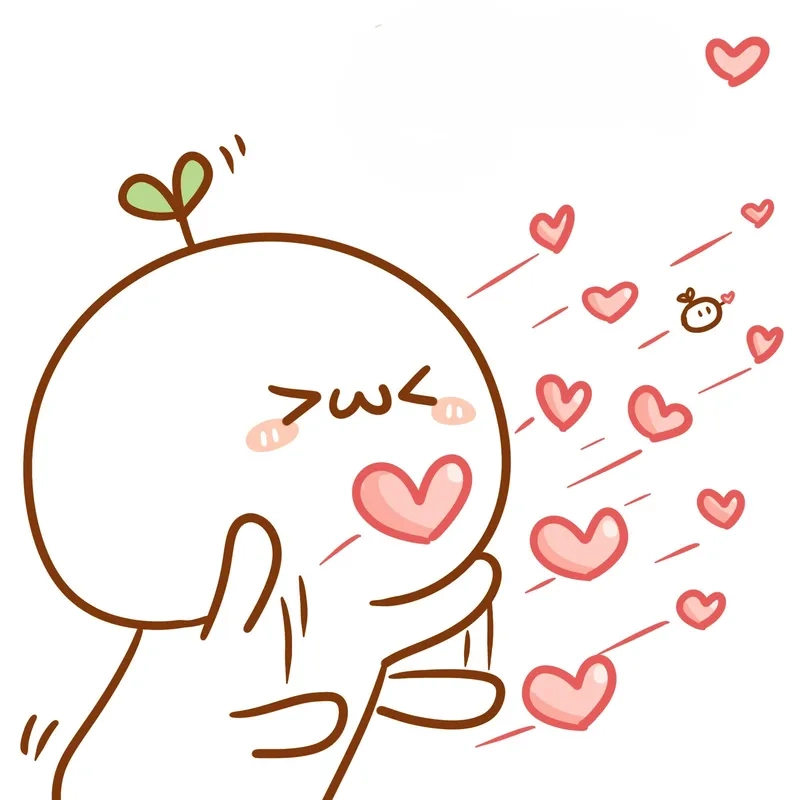 Loopy meme thả tim đáng yêu, lan tỏa niềm vui đến mọi người.