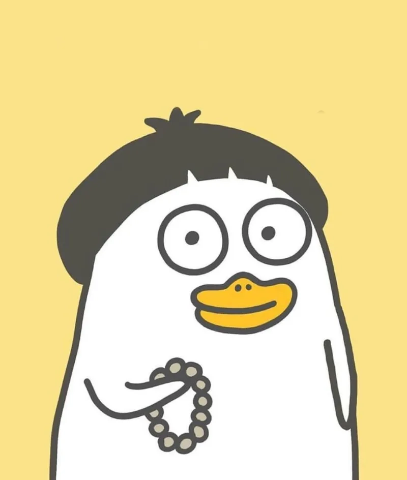 Ảnh vịt meme ngộ nghĩnh, dễ dàng thu hút sự chú ý của mọi người.