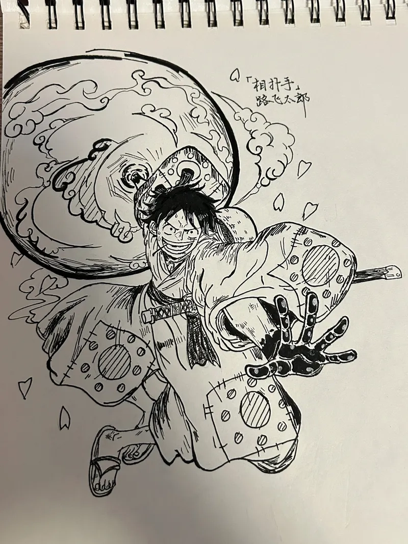 Tuyển tập luffy vẽ chì, đầy nghệ thuật