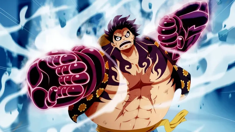 Sở hữu ngay ảnh luffy gear 4, đậm chất chiến binh